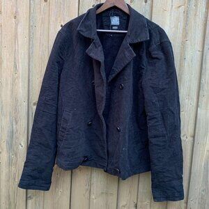 Vintage Armani Exchange Jacket Black Large